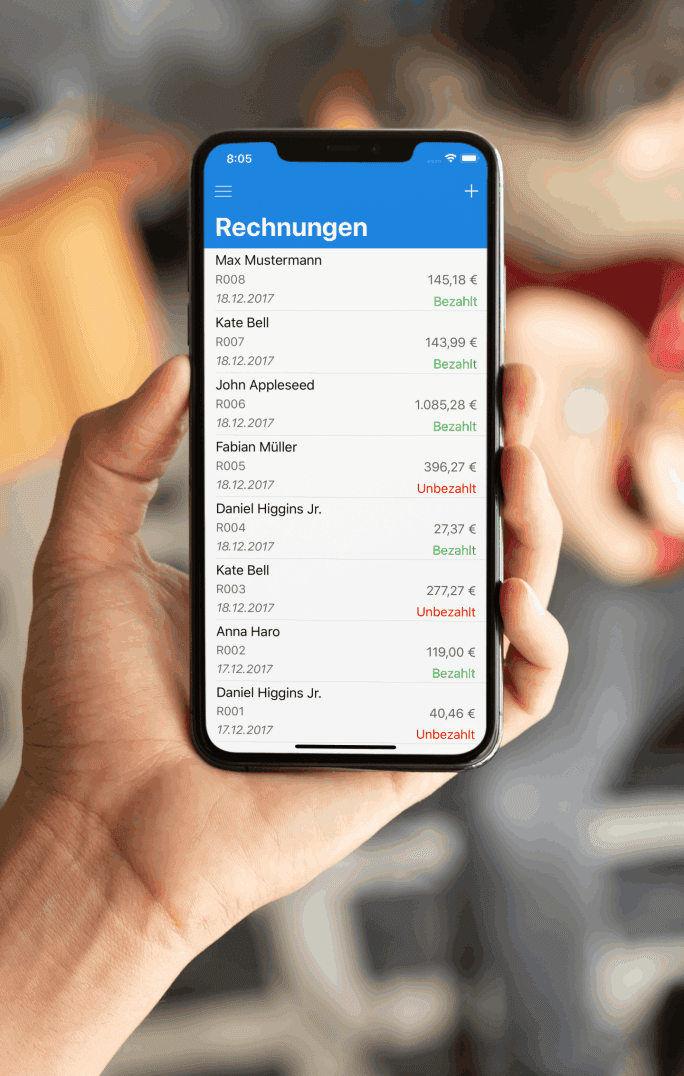 Rechnungen schreiben von überall mit der BillMore App